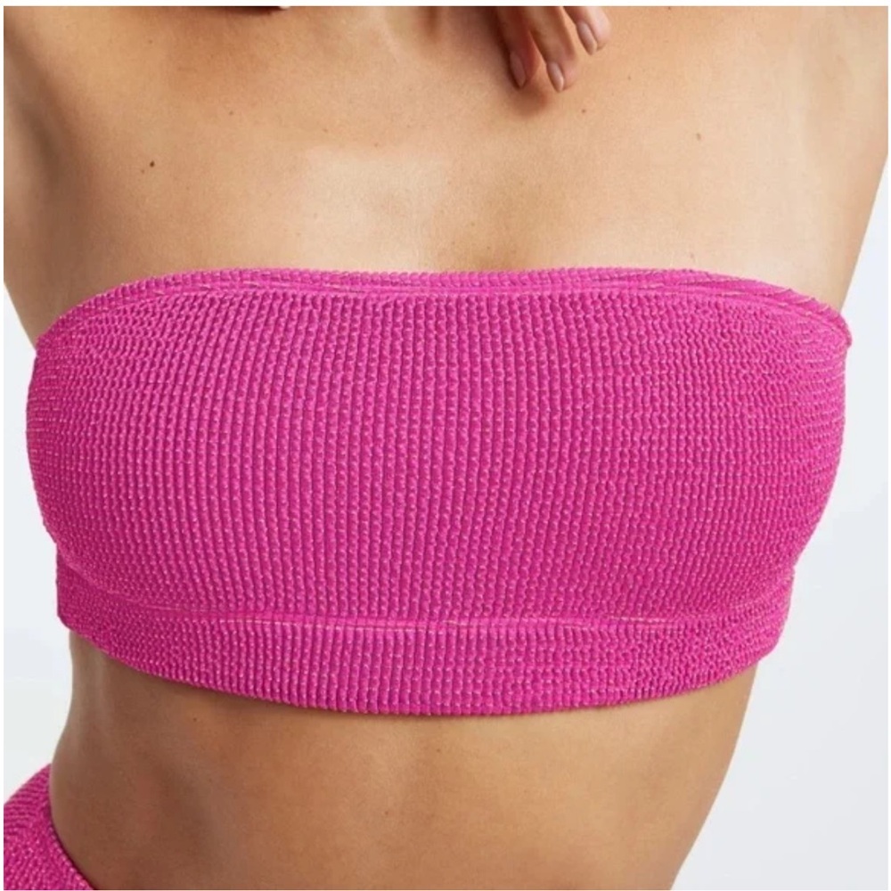 Good American Always Fits Better Band Top and Mini Skirt Pink 3/4 L/XL - Picture 3 of 5